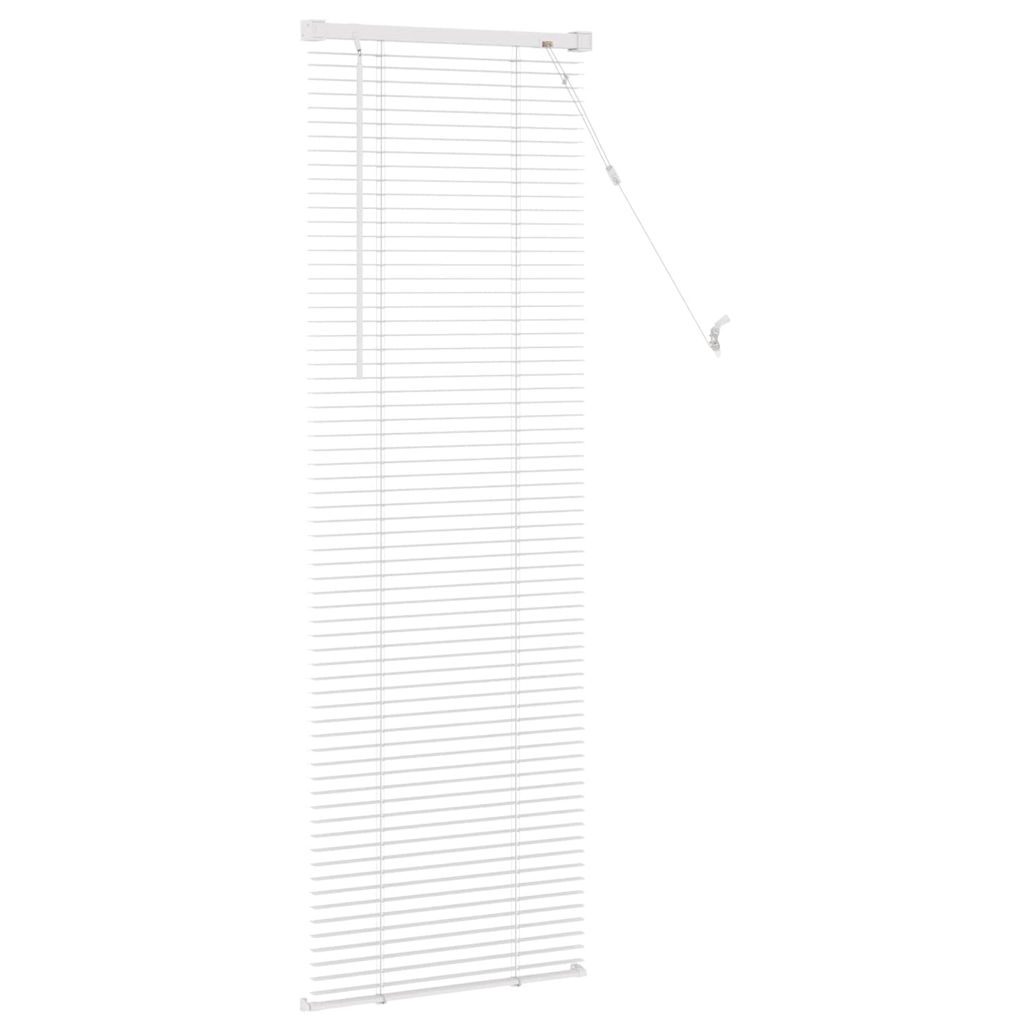 Venetiansk persienne Hvit 150 x 60 cm PVC