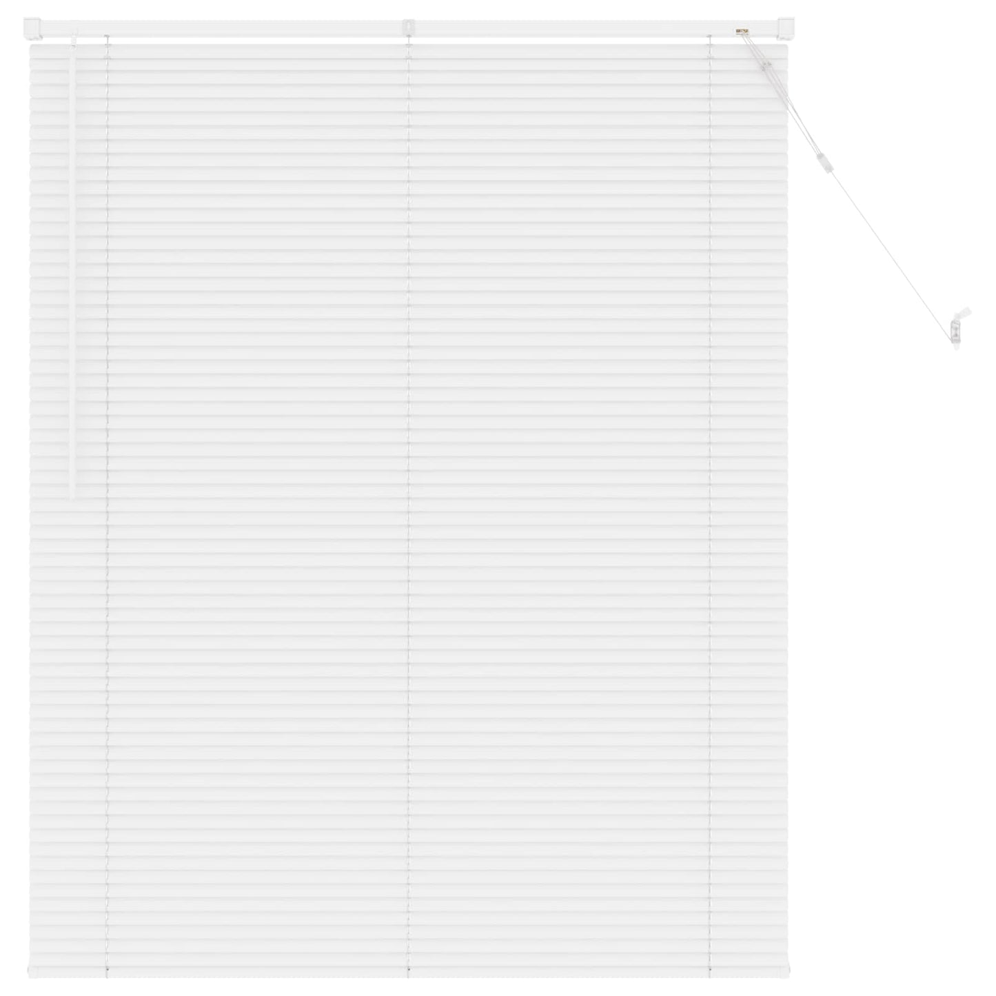 Venetiansk persienne Hvit 150 x 120 cm 25 mm PVC