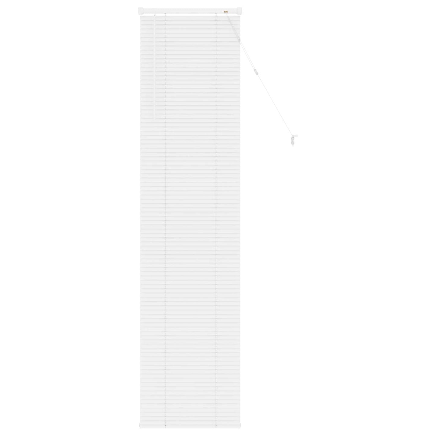 Venetiansk persienne Hvit 213 x 40 cm 25 mm PVC