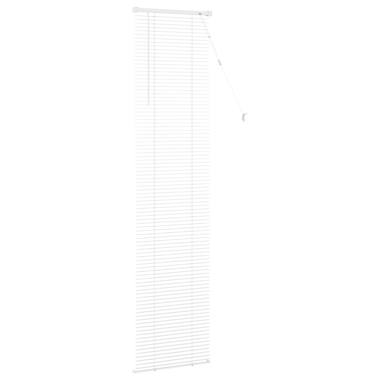 Venetiansk persienne Hvit 213 x 60 cm 25 mm PVC