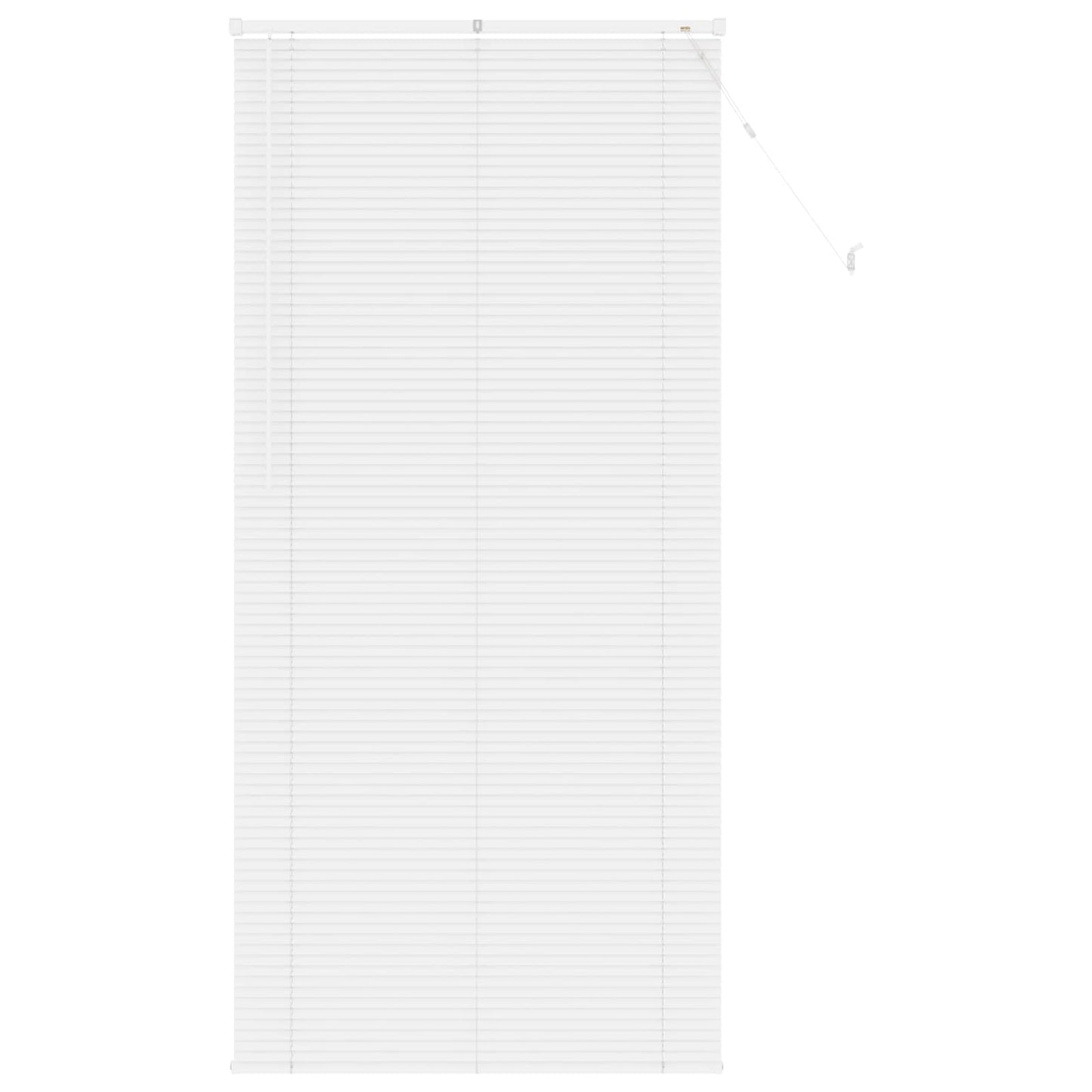 Venetiansk persienne Hvit 213 x 70 cm 25 mm PVC