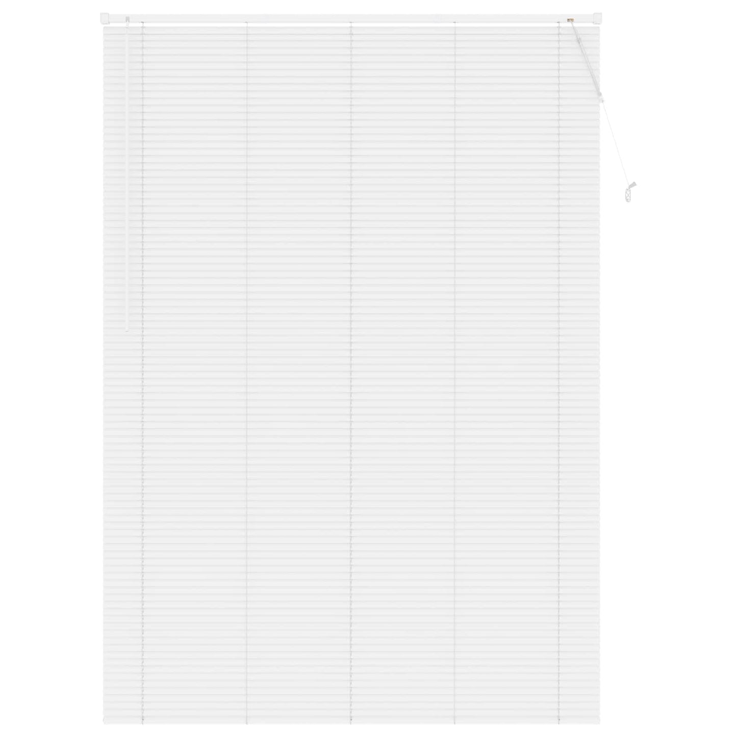 Venetiansk persienne Hvit 213 x 130 cm PVC