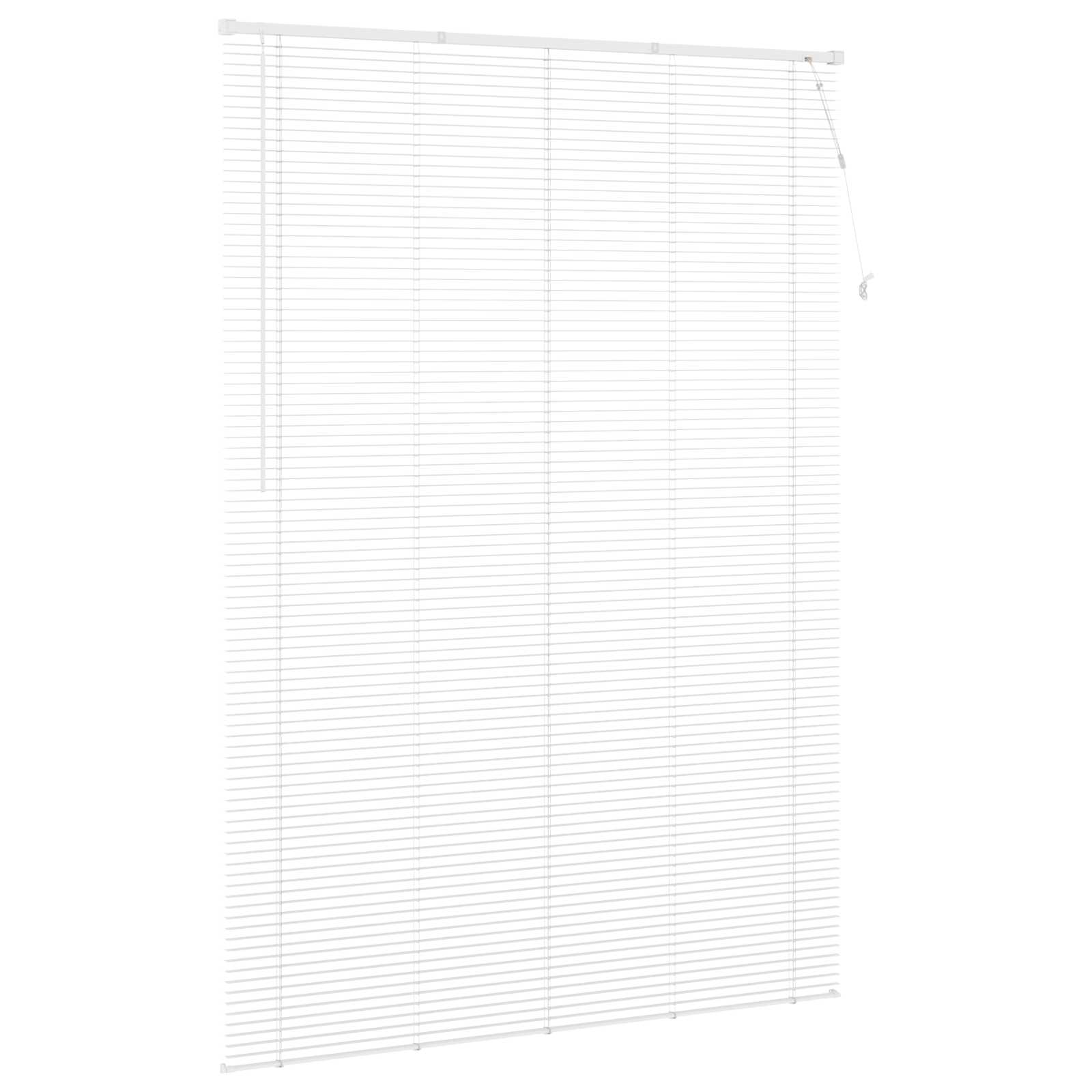 Venetiansk persienne Justerbar Hvit 213 x 160 cm PVC vidaXL