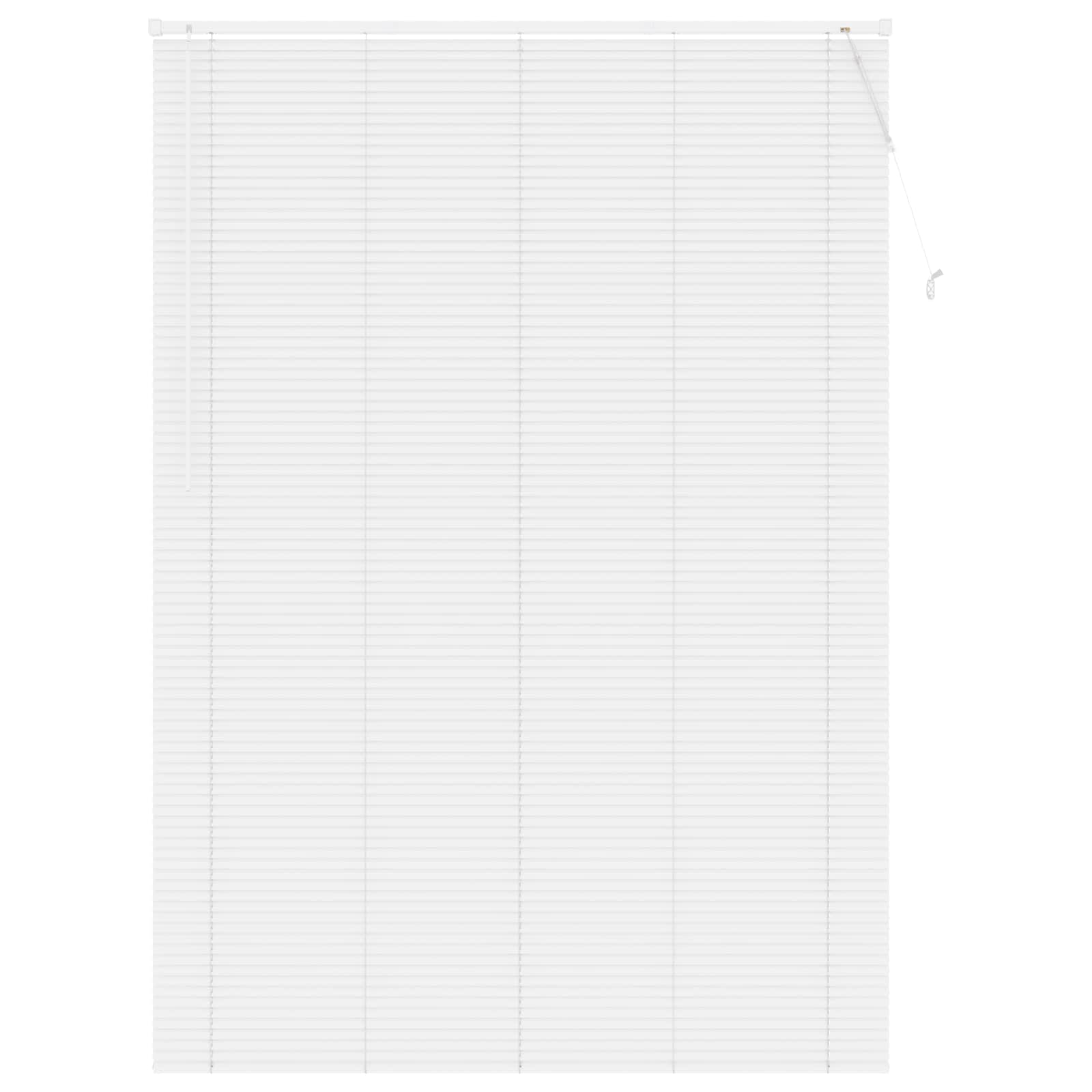 Venetiansk persienne Justerbar Hvit 213 x 160 cm PVC vidaXL