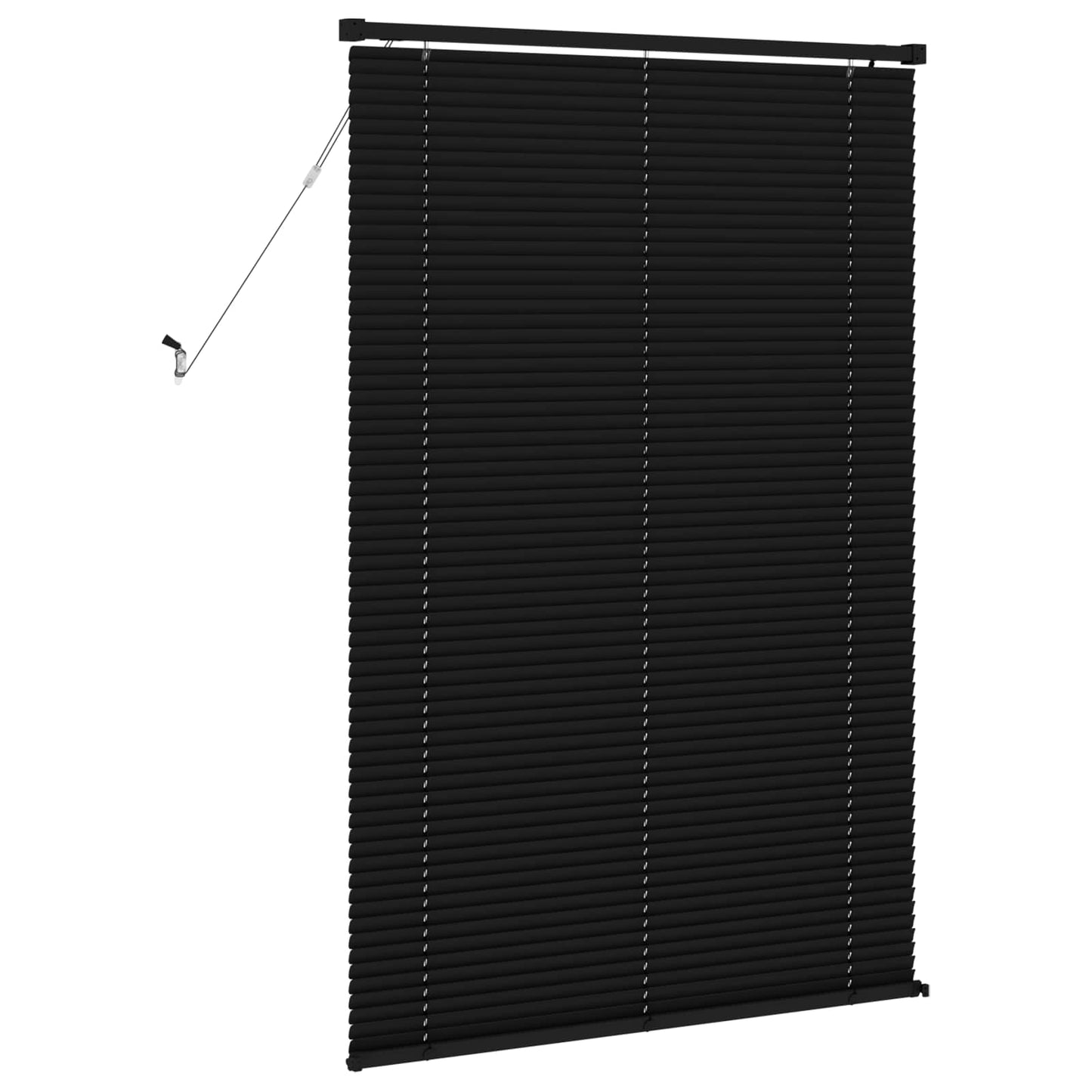 Venetiansk persienne Svart 150 x 80 cm 25 mm PVC