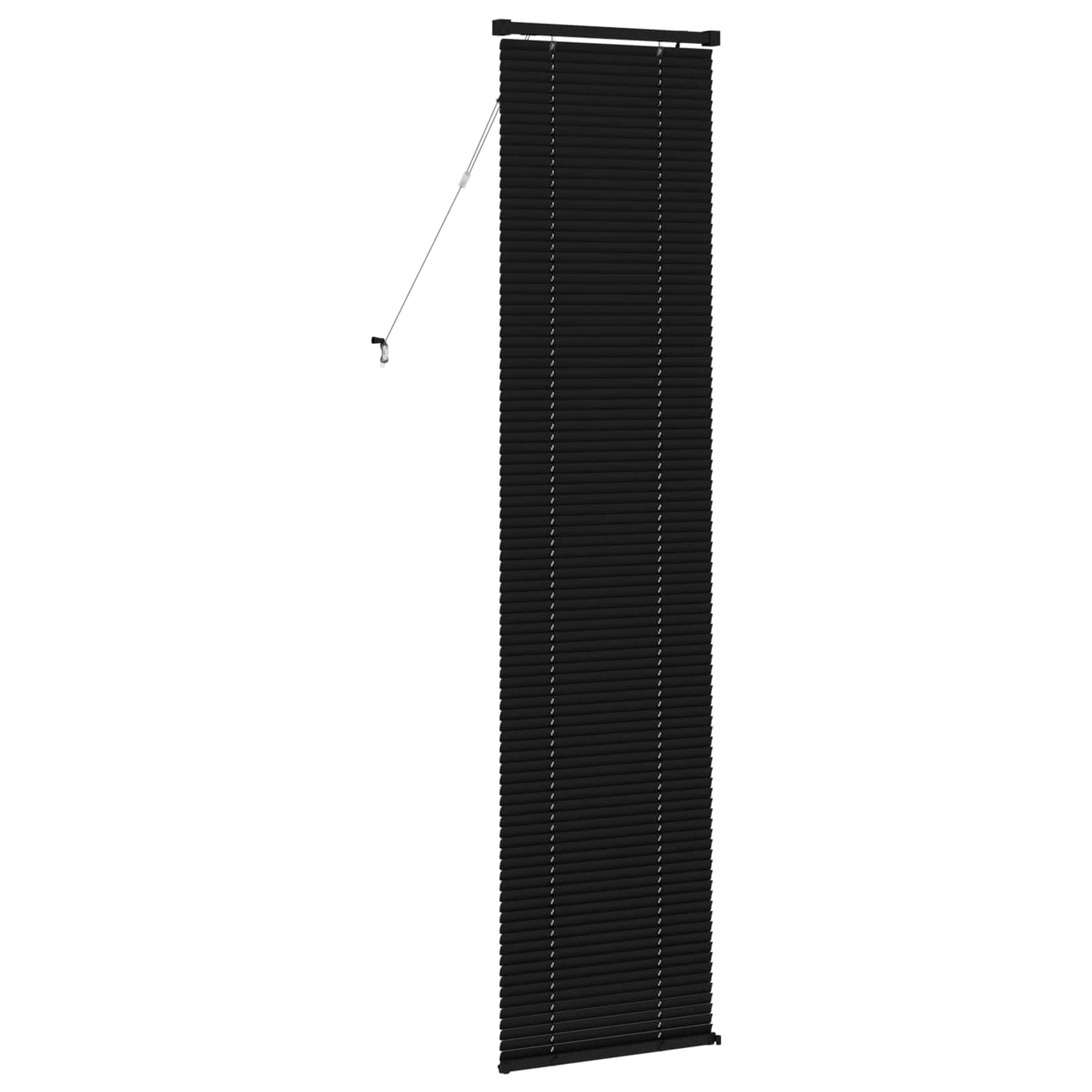 Venetiansk persienne Svart 213 x 50 cm 25 mm PVC