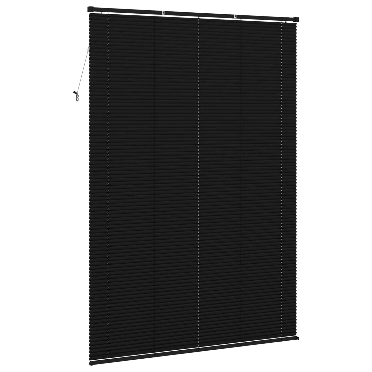 Venetiansk persienne Svart 213 x 140 cm 25 mm PVC