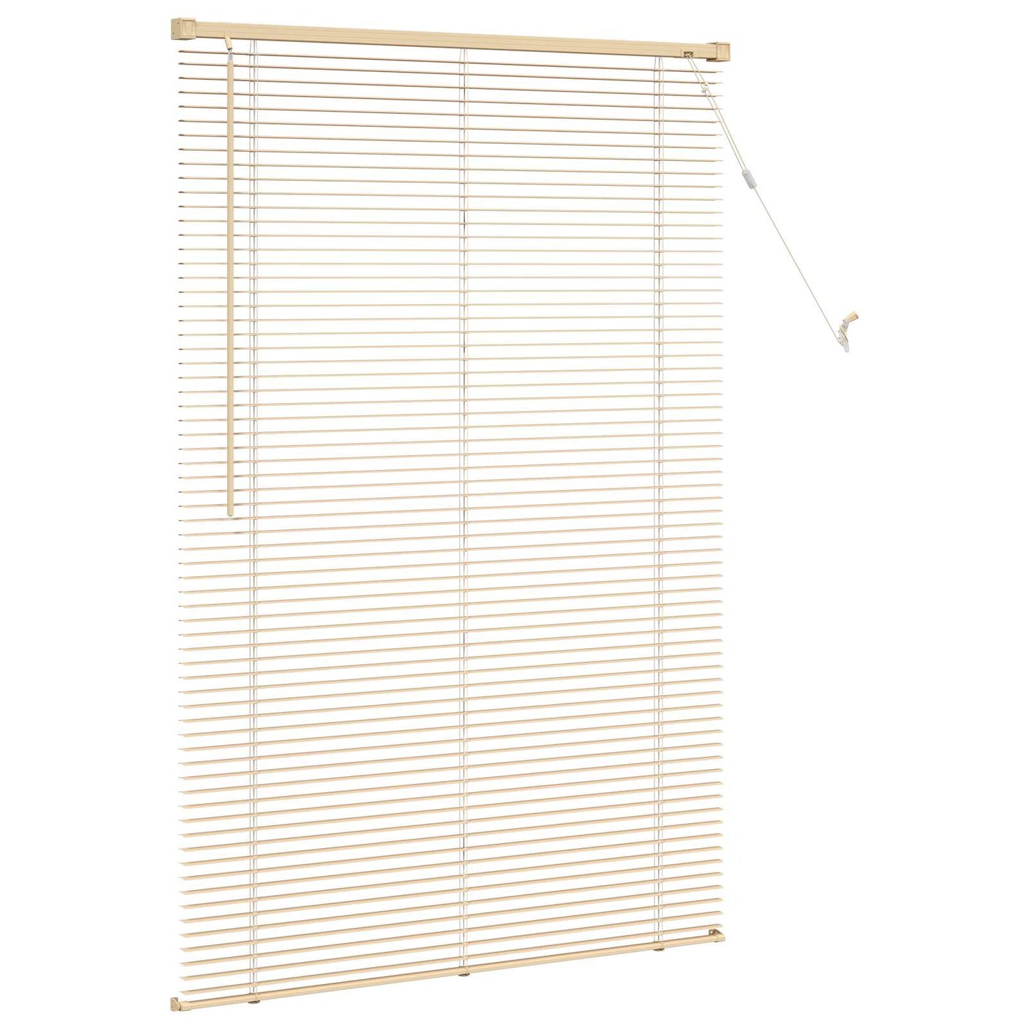 Venetiansk persienne Lys Brun med Mønster 150 x 100 cm PVC