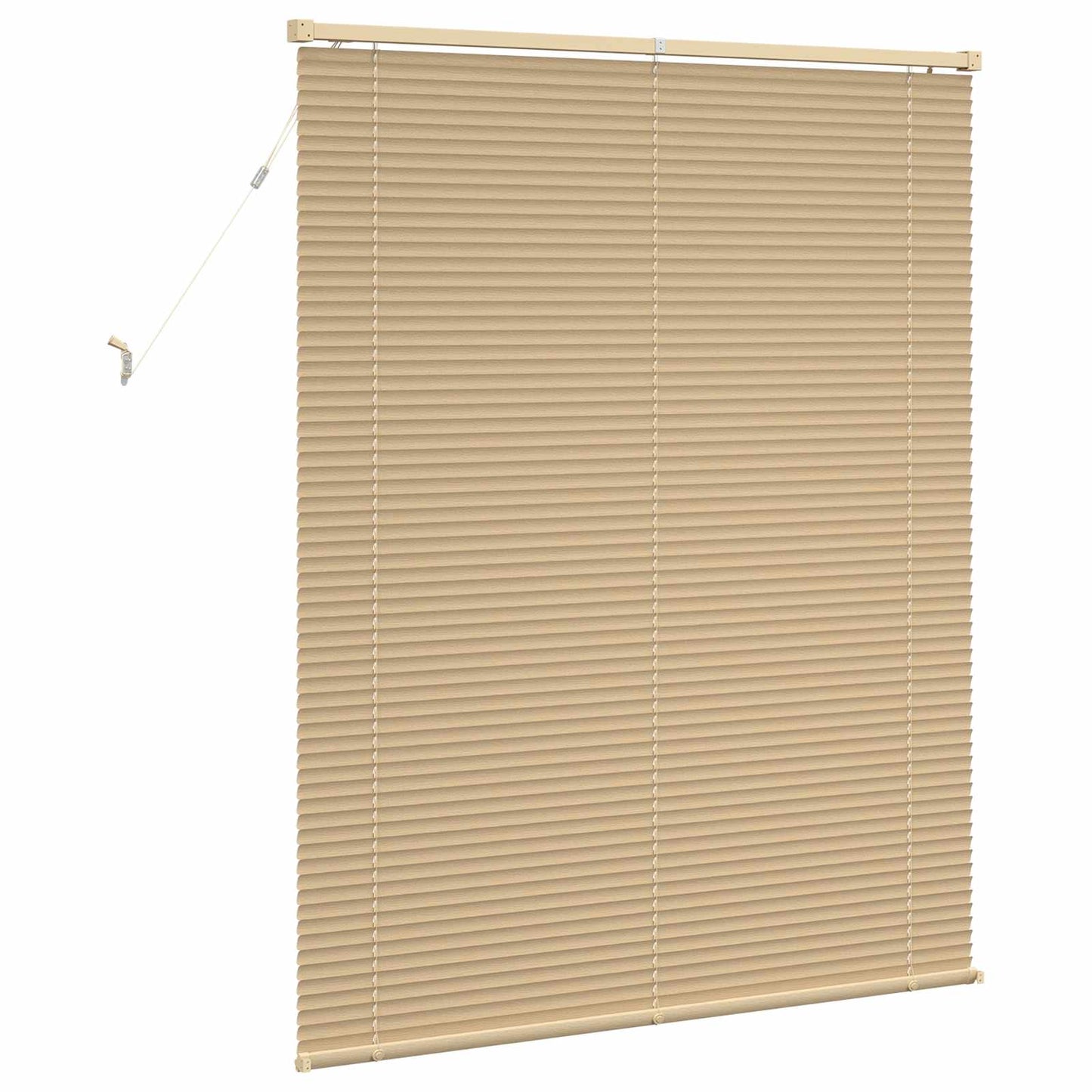 Venetiansk persienne Lys Brun med Mønster 150 x 110 cm 25 mm
