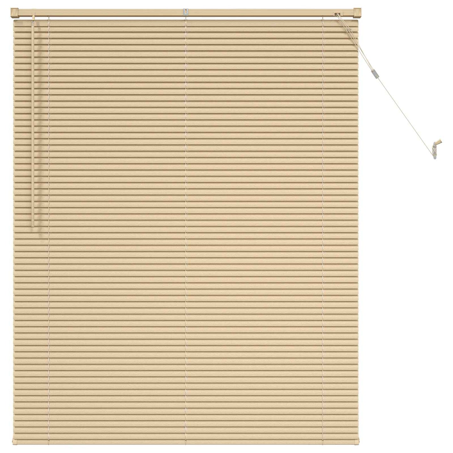 Venetiansk persienne Lys Brun med Mønster 150 x 120 cm 25 mm