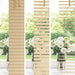 Venetiansk persienne Lys Brun med Mønster 213 x 40 cm 25 mm PVC