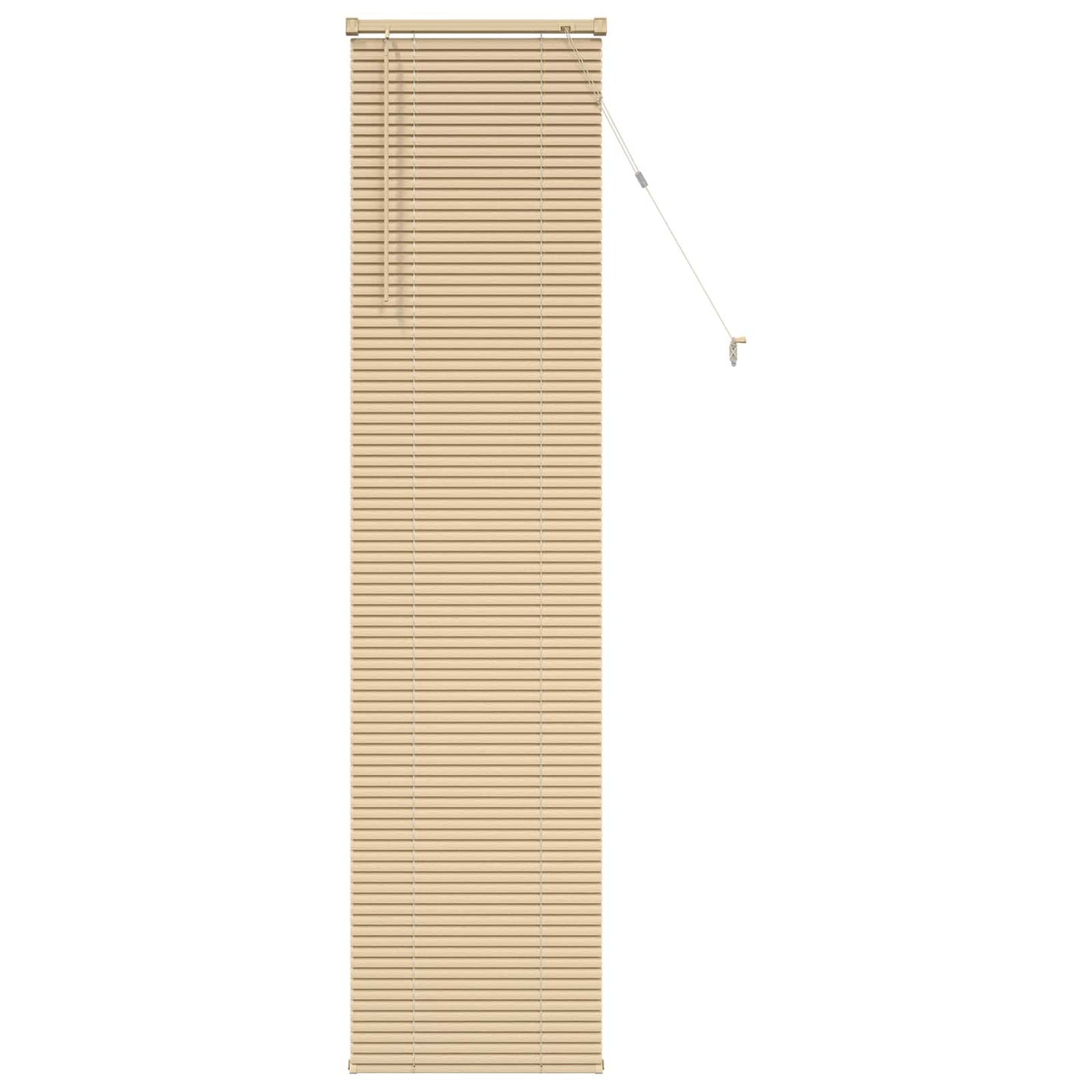 Venetiansk persienne Lys Brun med Mønster 213 x 60 cm 25 mm PVC