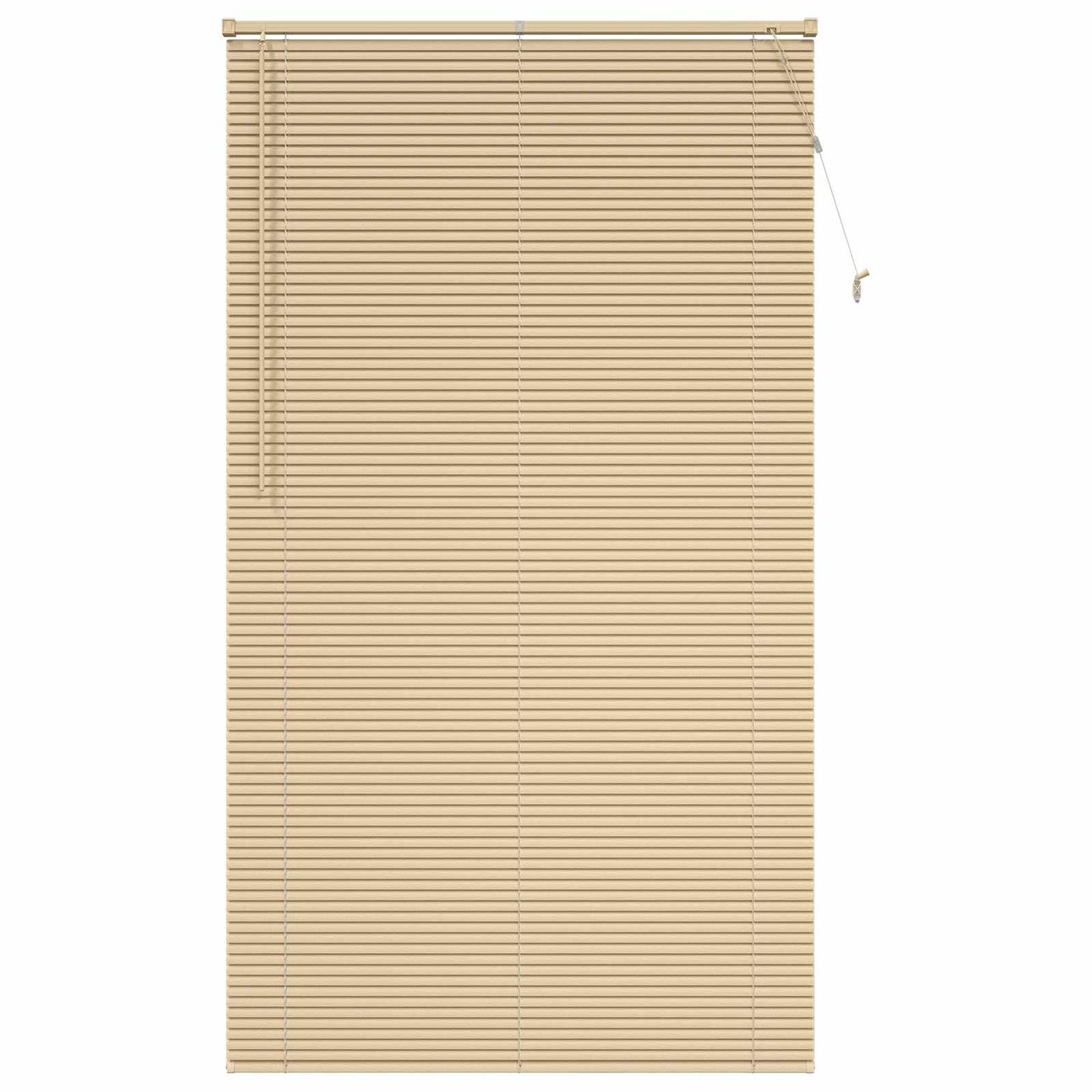 Venetiansk persienne Lys Brun med Mønster 213 x 120 cm 25 mm