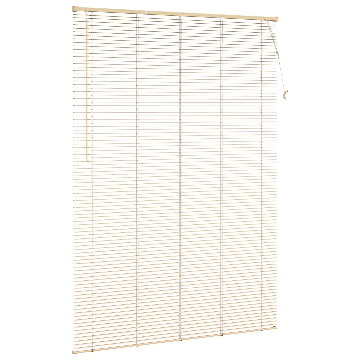 Venetiansk persienne Lys Brun med Mønster 213 x 160 cm 25 mm