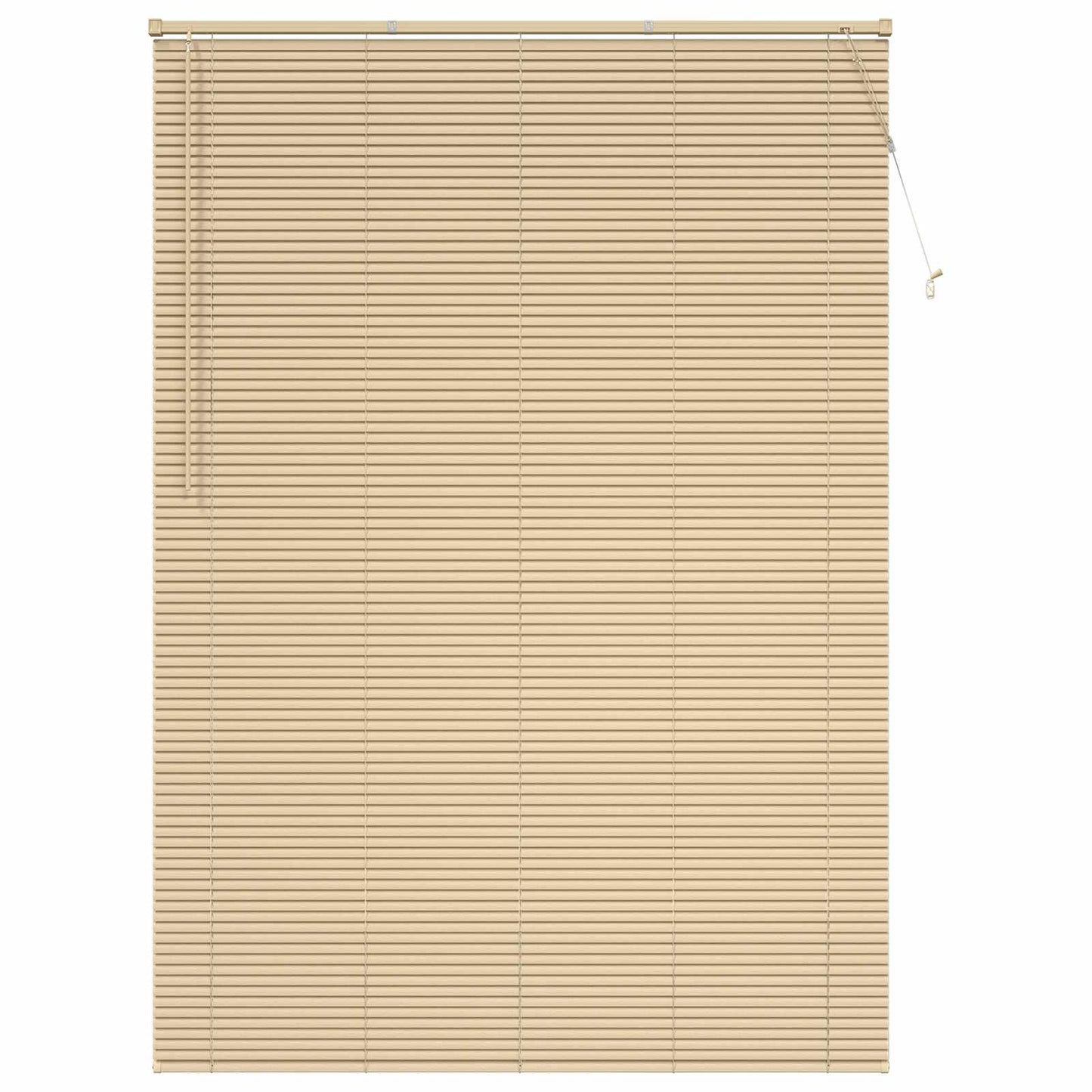 Venetiansk persienne Lys Brun med Mønster 213 x 160 cm 25 mm