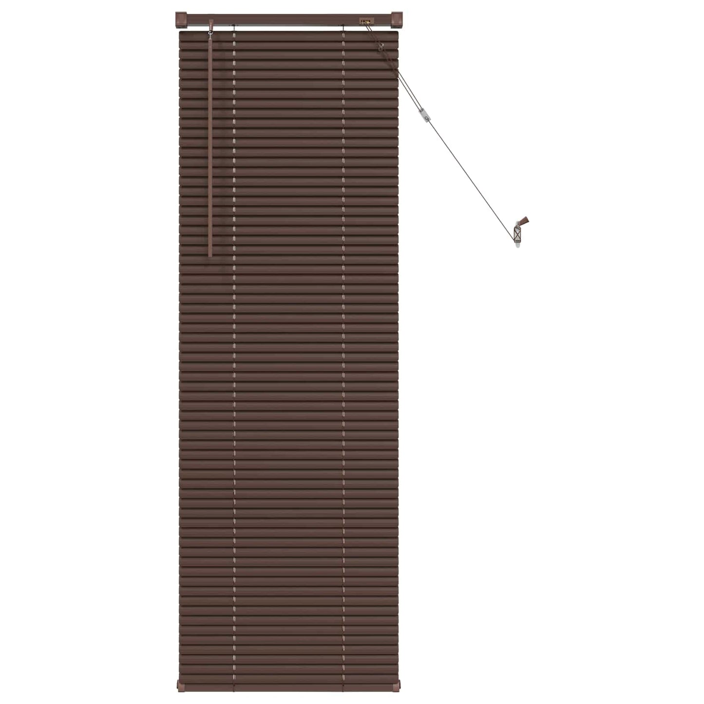Venetiansk persienne Mørk Brun med Mønster 150 x 50 cm PVC