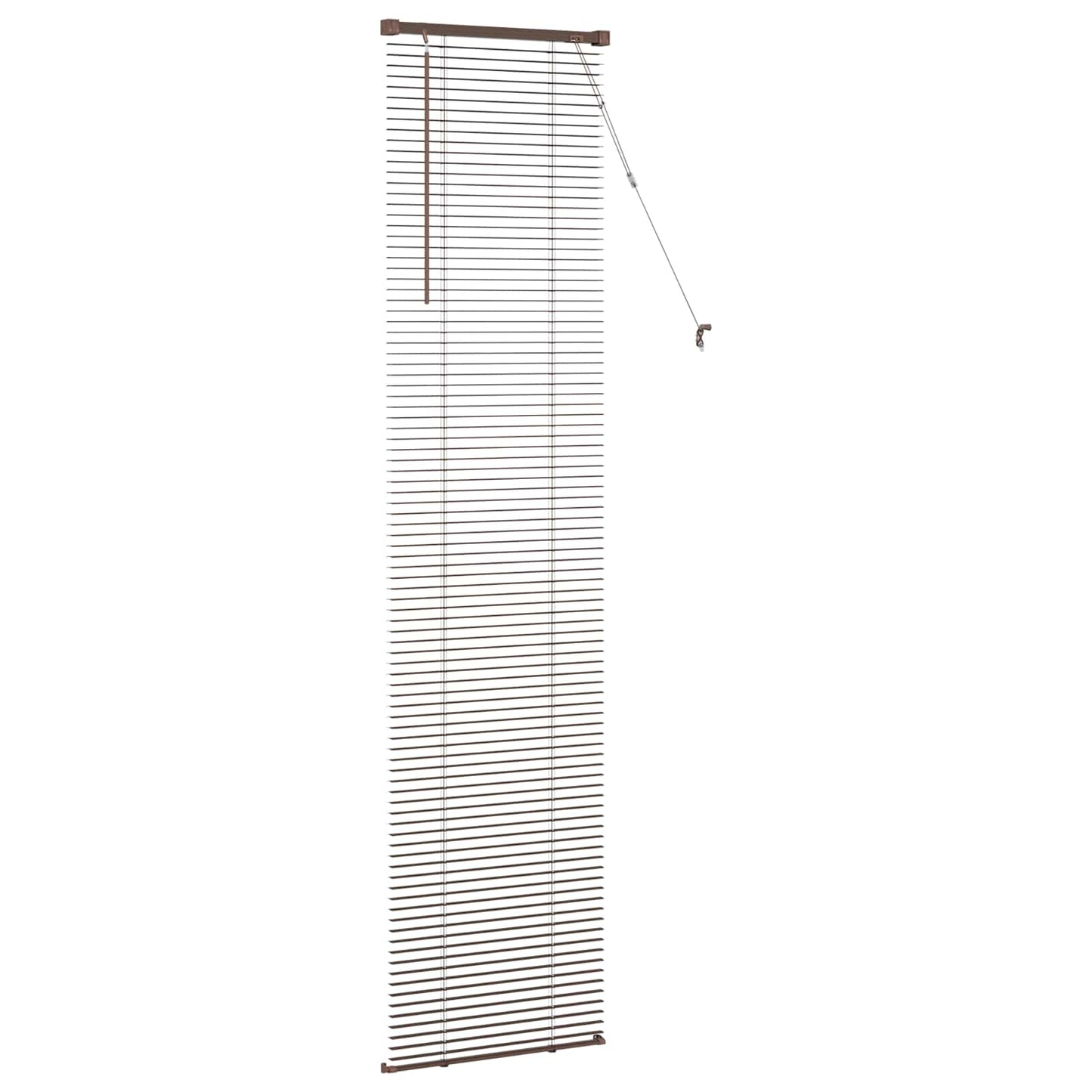 Venetiansk persienne Mørk Brun med Mønster 213 x 40 cm PVC