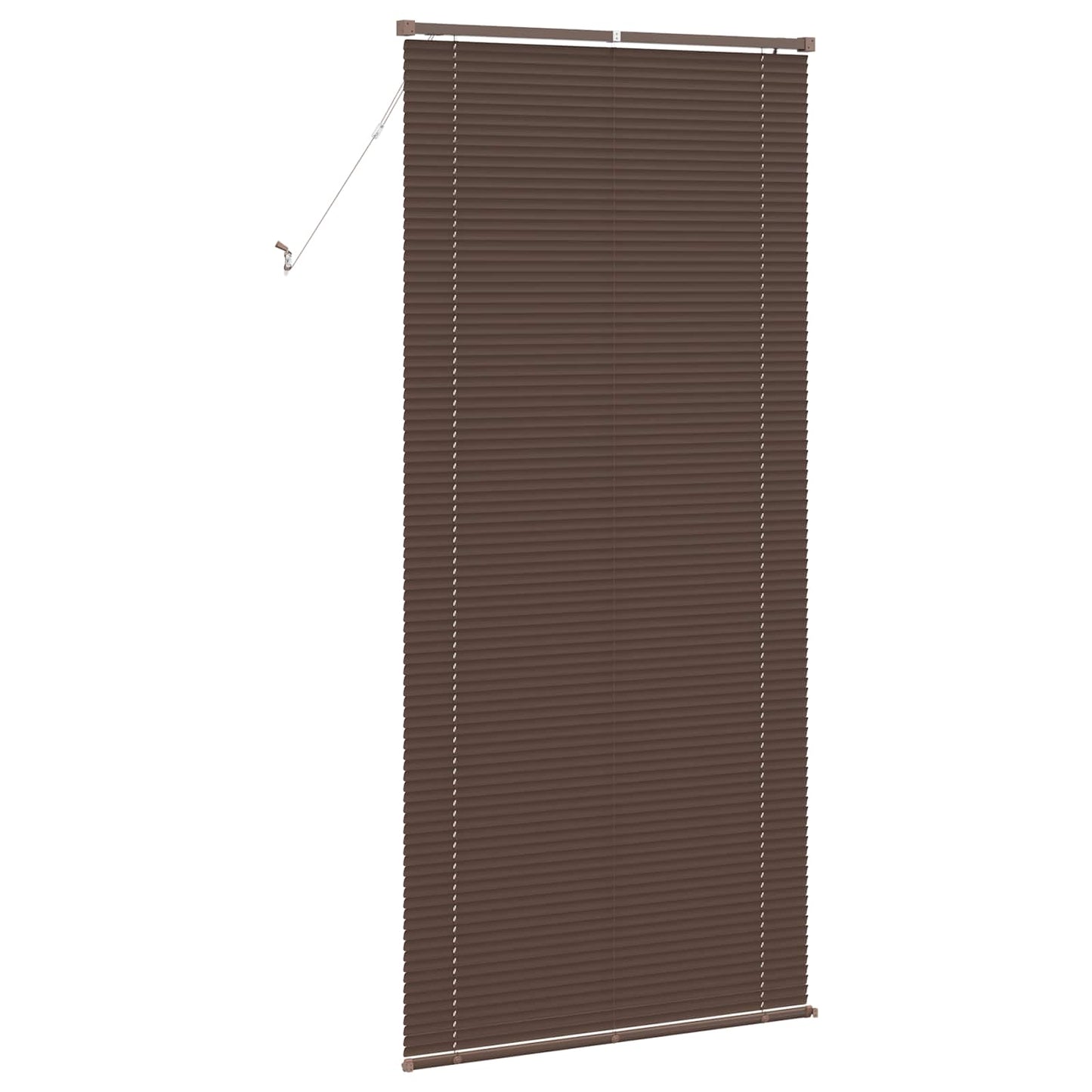 Venetiansk persienne Mørk Brun med Mønster 213 x 90 cm 25 mm