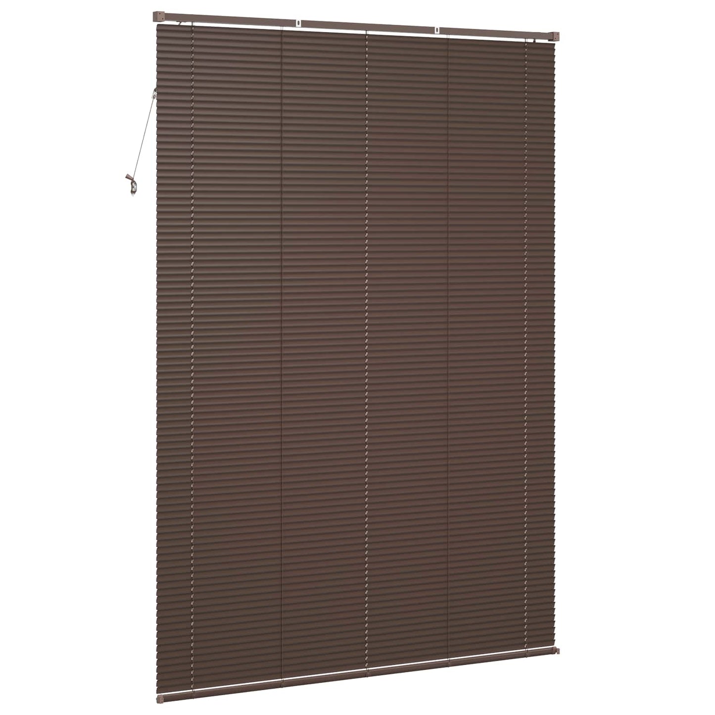 Venetiansk persienne Mørk Brun med Mønster 213 x 160 cm PVC vidaXL