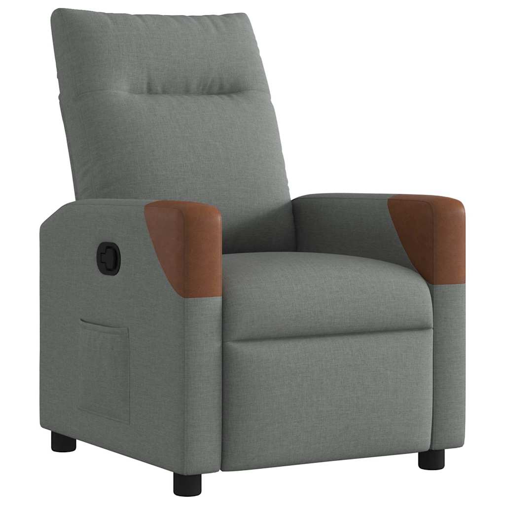 Reclinerstol Mørkegrå stoff