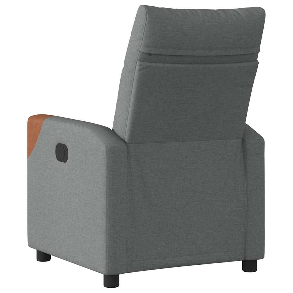 Reclinerstol Mørkegrå stoff