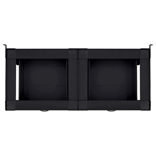 Vaskemaskin Pedestal 2 pcs Svart 127 x 54,5 x 32,5 cm Stål