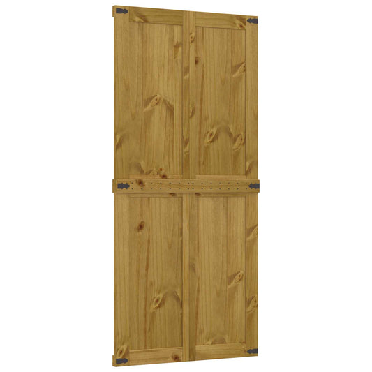 Låvedør Corona HonningBrun 90 x 210 cm Heltre furu