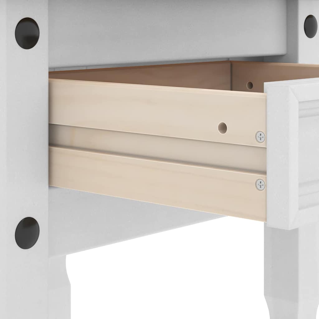 Avlastningsbord Corona Hvit 50 x 50 x 50 cm Massiv furu