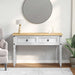 Avlastningsbord Corona Hvit 115 x 46 x 73 cm Massiv furu