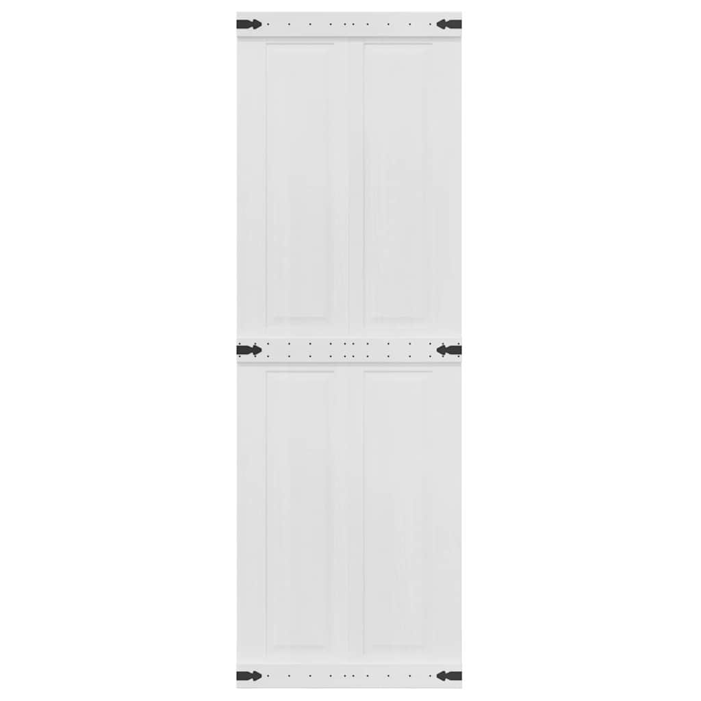 Låvedør Corona Hvit 70 x 210 cm Heltre furu