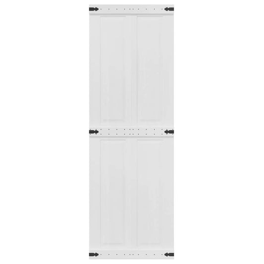 Låvedør Corona Hvit 70 x 210 cm Heltre furu