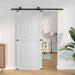 Låvedør Corona Hvit 90 x 210 cm Heltre furu