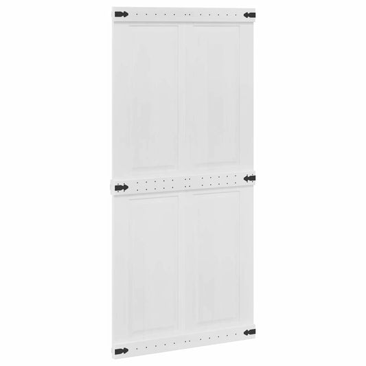 Låvedør Corona Hvit 100 x 210 cm Heltre furu