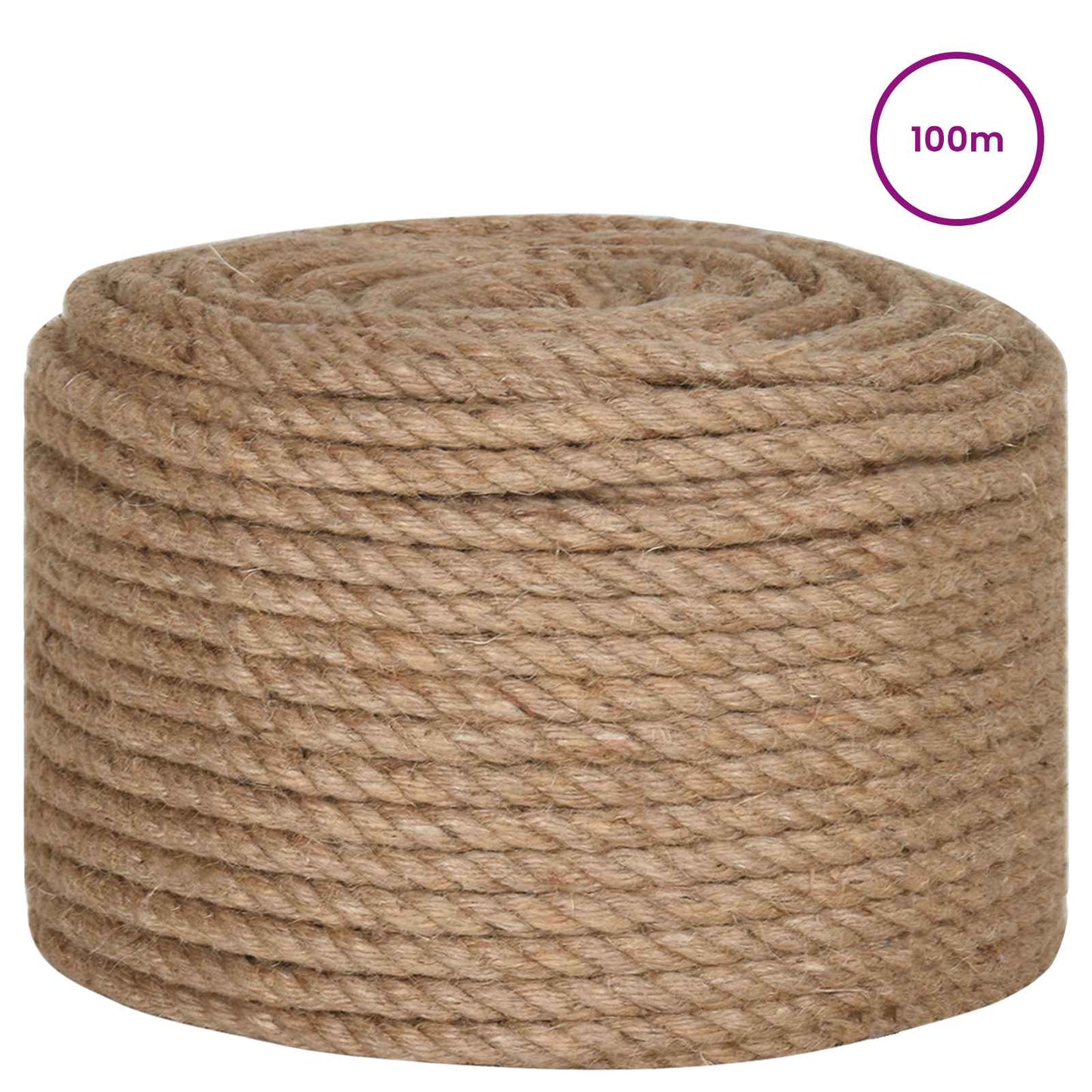 Jute Tau 2 pcs 100 m 2 Naturlig 100% Tossa jute