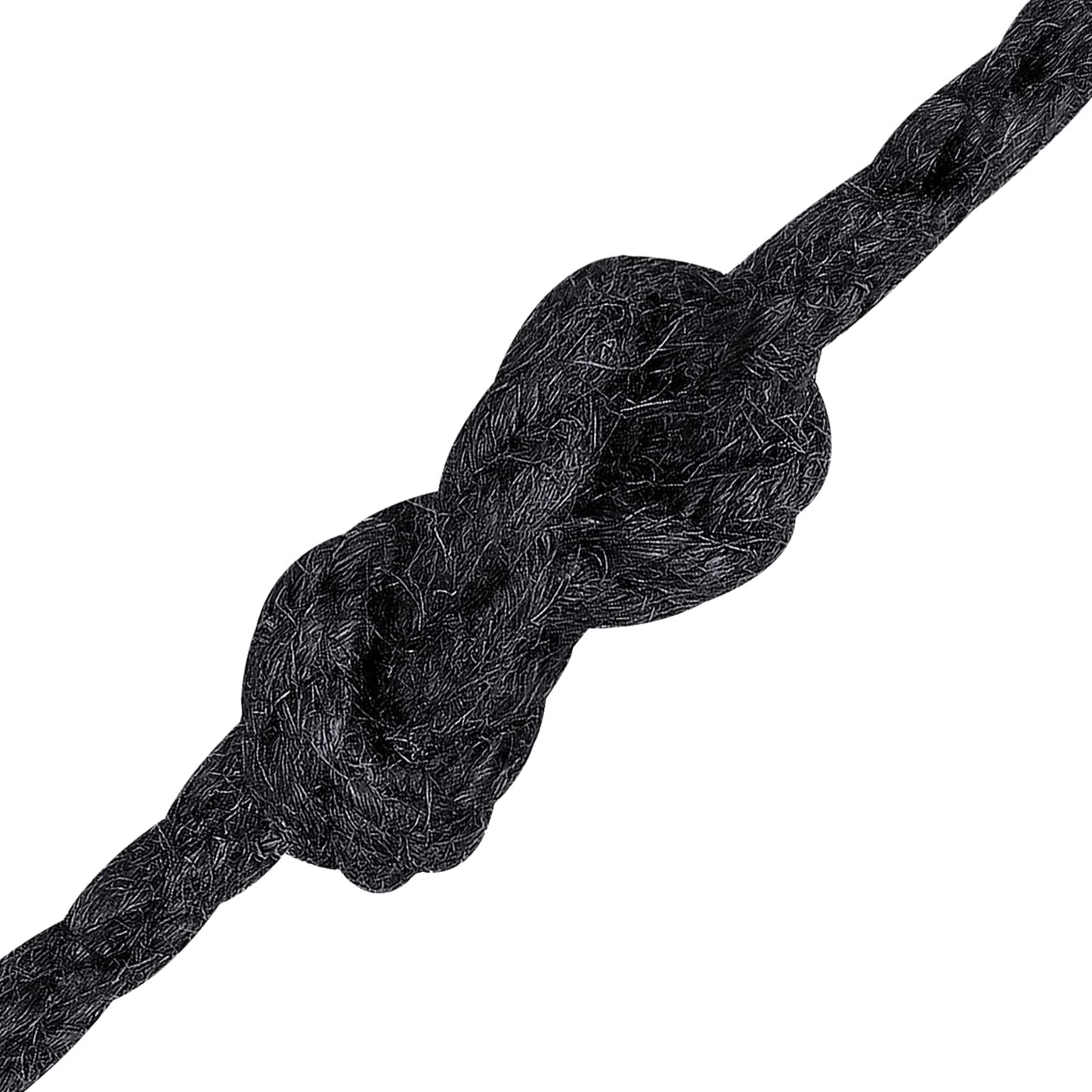 Jute Tau 4 Svart 100% Tossa jute