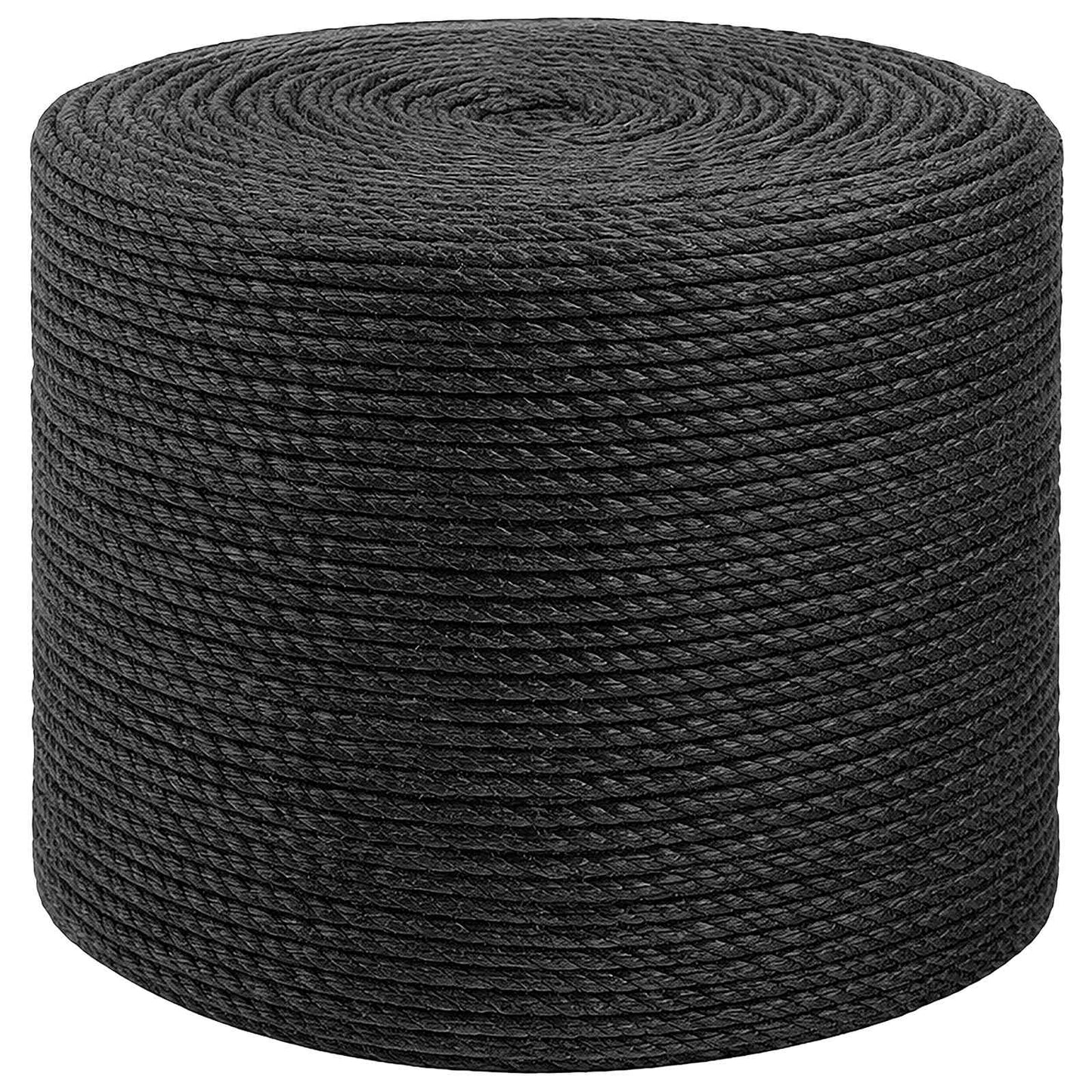 Jute tau 6 Svart 100% Tossa jute
