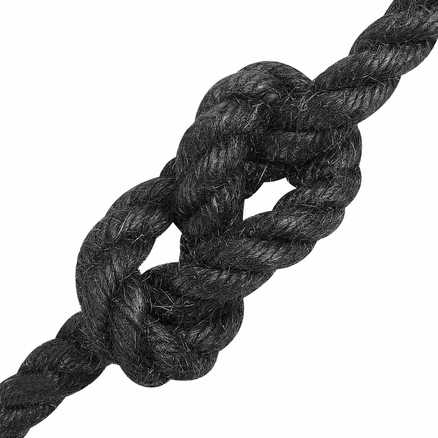 Jute tau 10 Svart 100% Tossa jute
