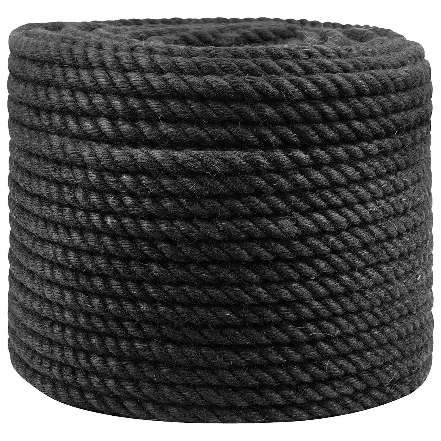 Jute tau 12 Svart 100% Tossa jute