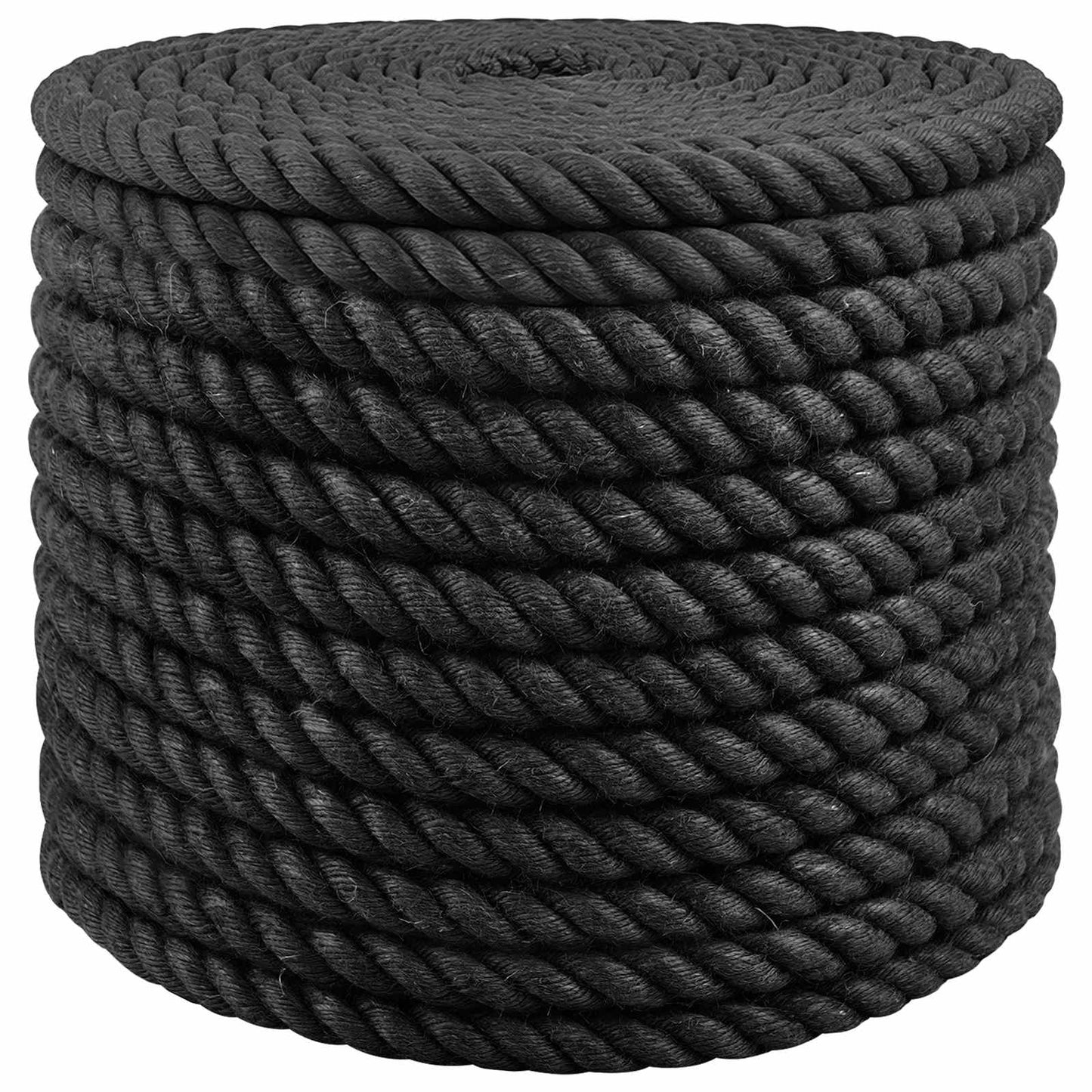 Jute tau 24 Svart 100% Tossa jute