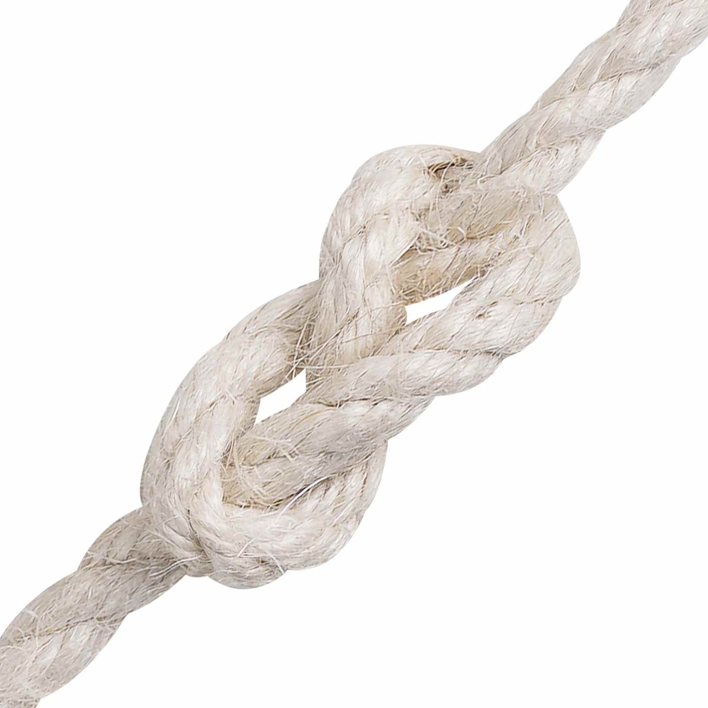 Jute Tau 4 Hvit 100% Tossa jute