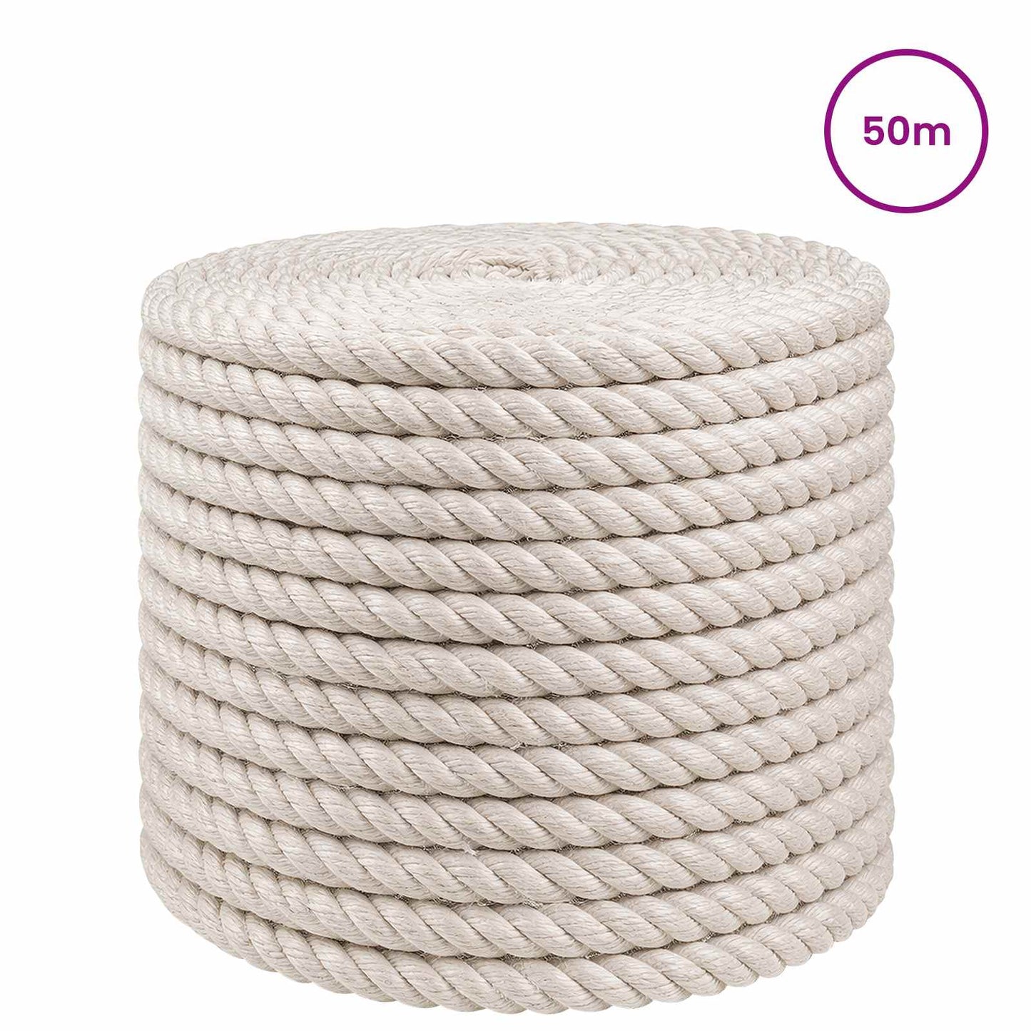 Jute tau 10 Hvit 100% Tossa jute