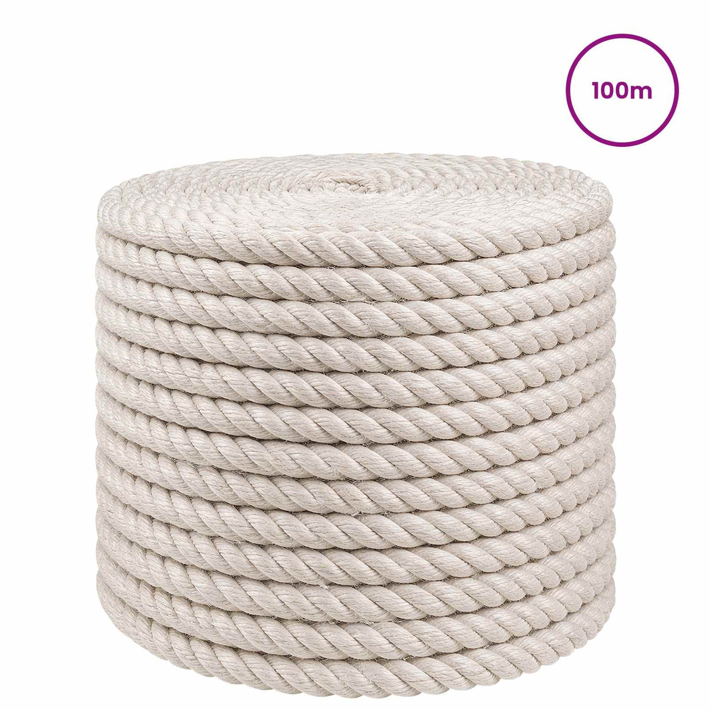 Jute tau 10 Hvit 100% Tossa jute