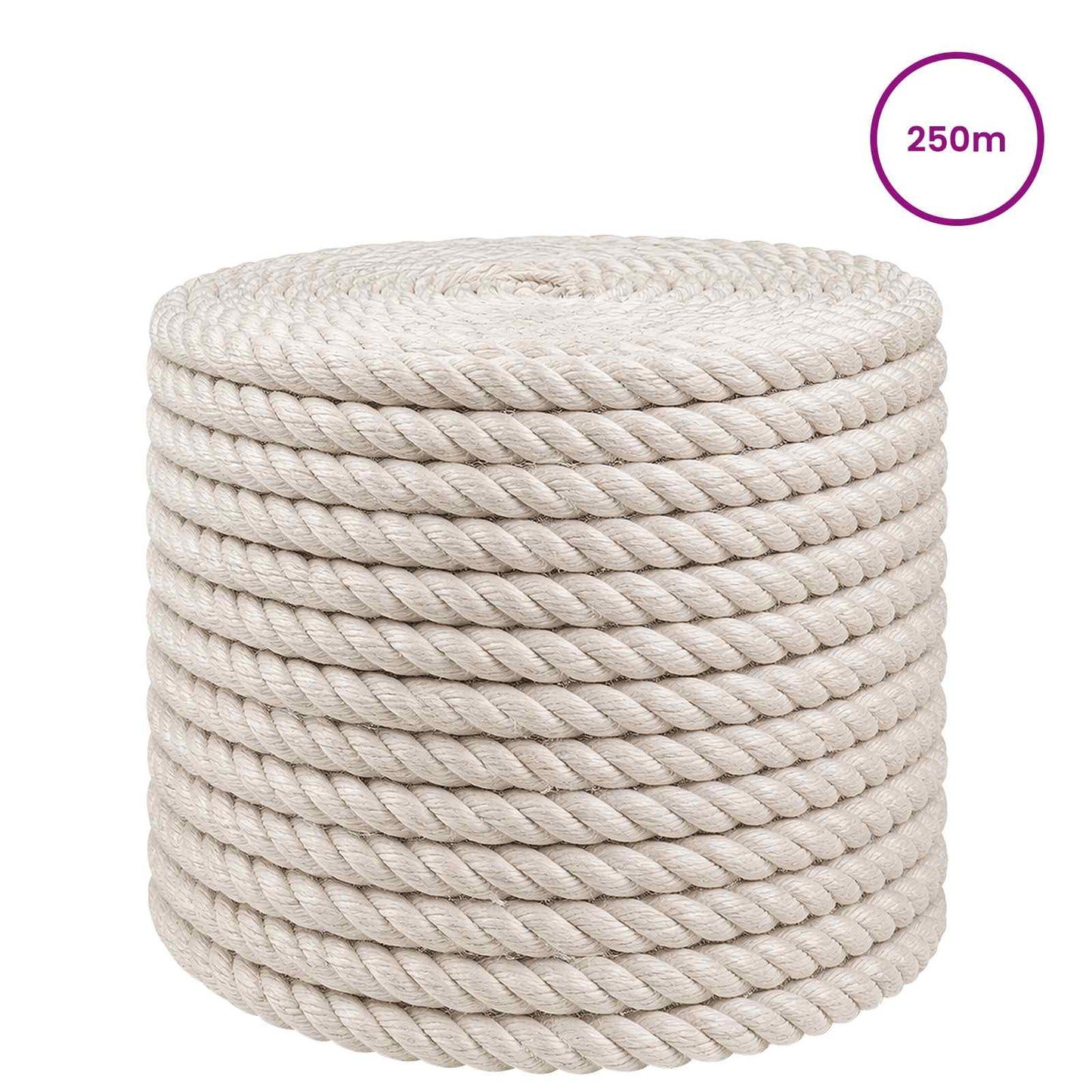 Jute tau 12 Hvit 100% Tossa jute