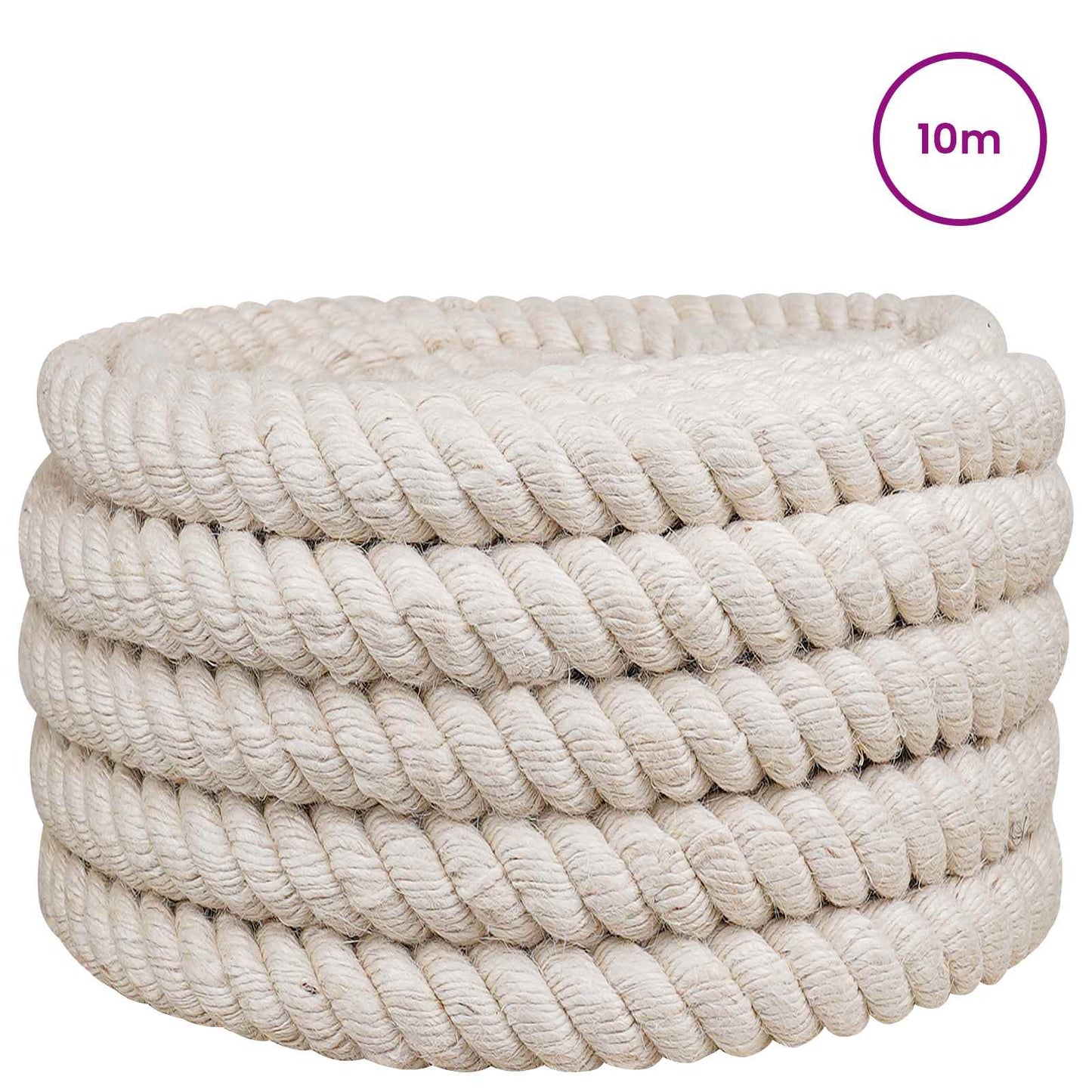 Jute tau 40 Hvit 100% Tossa jute