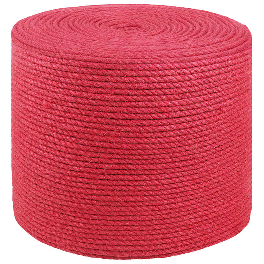 10 stk. 2 mm Rød 100% Tossa jute