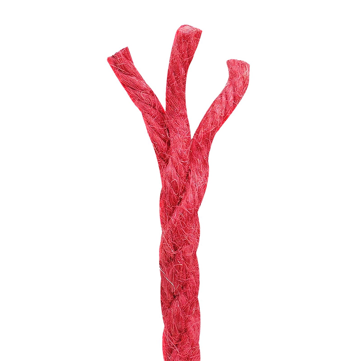 Jute tau Rød 100% Tossa jute