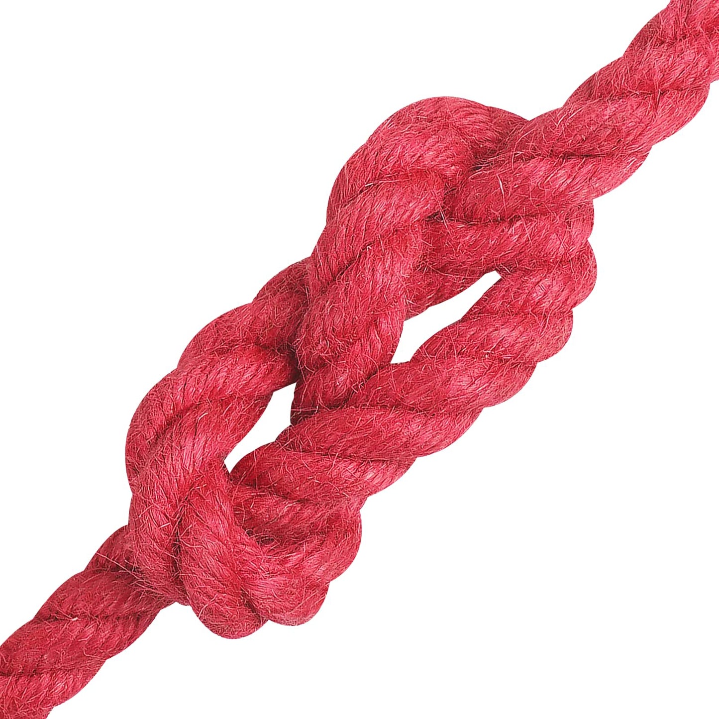 Jute tau Rød 100% Tossa jute