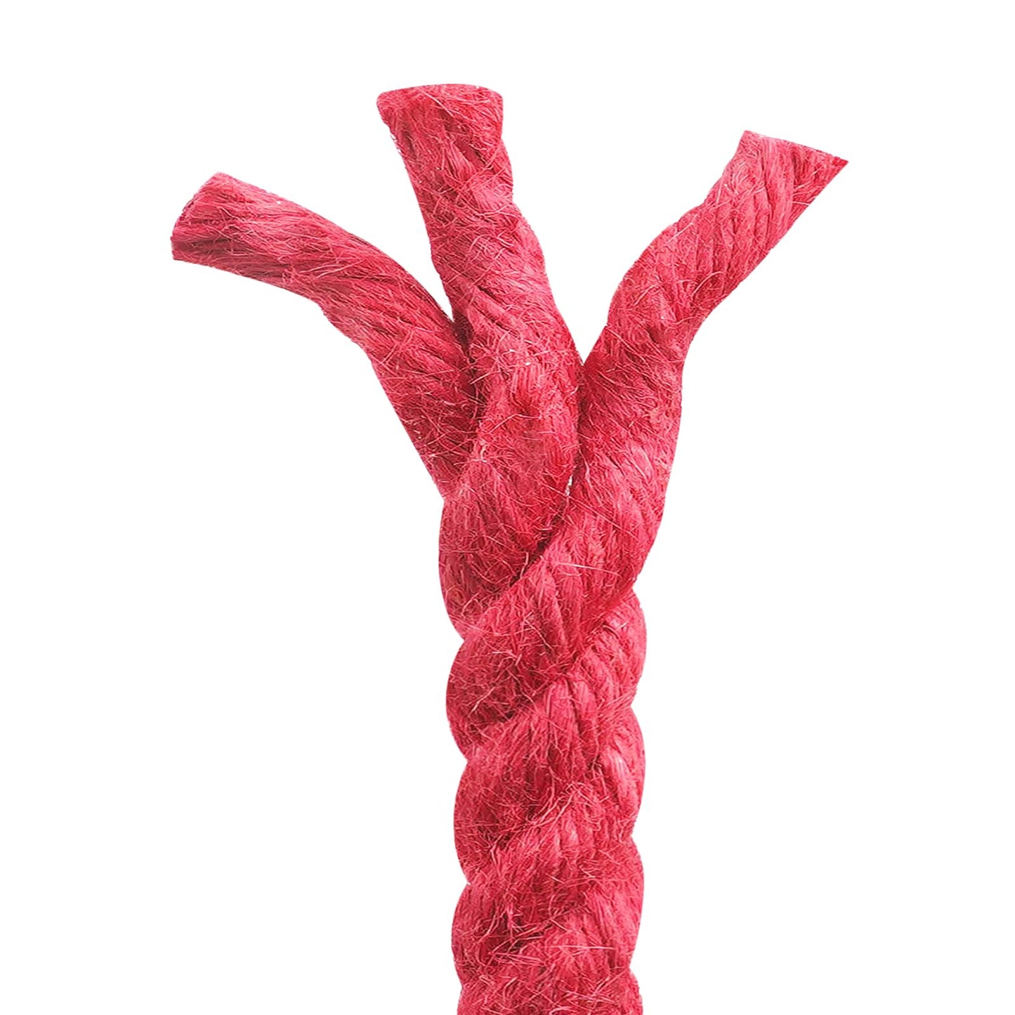 Jute tau Rød 100% Tossa jute
