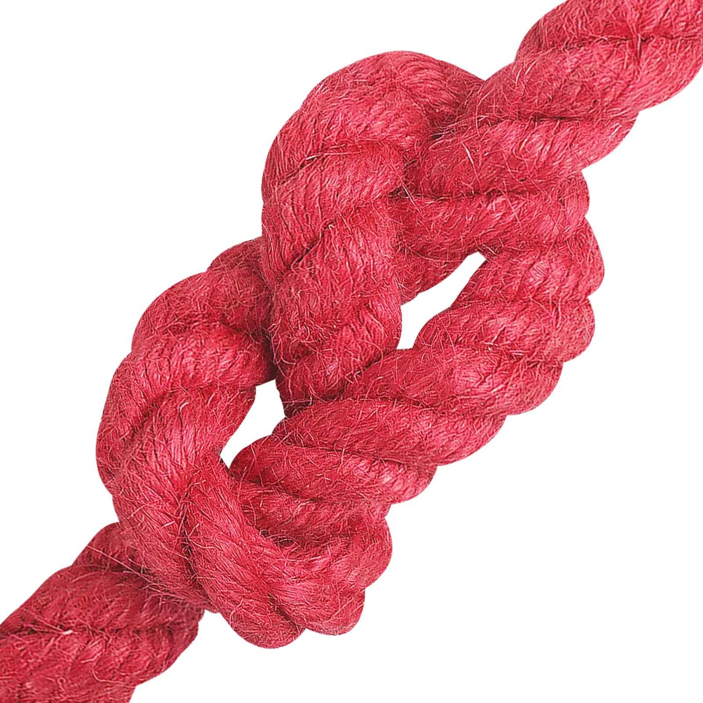 Jute tau Rød 100% Tossa jute