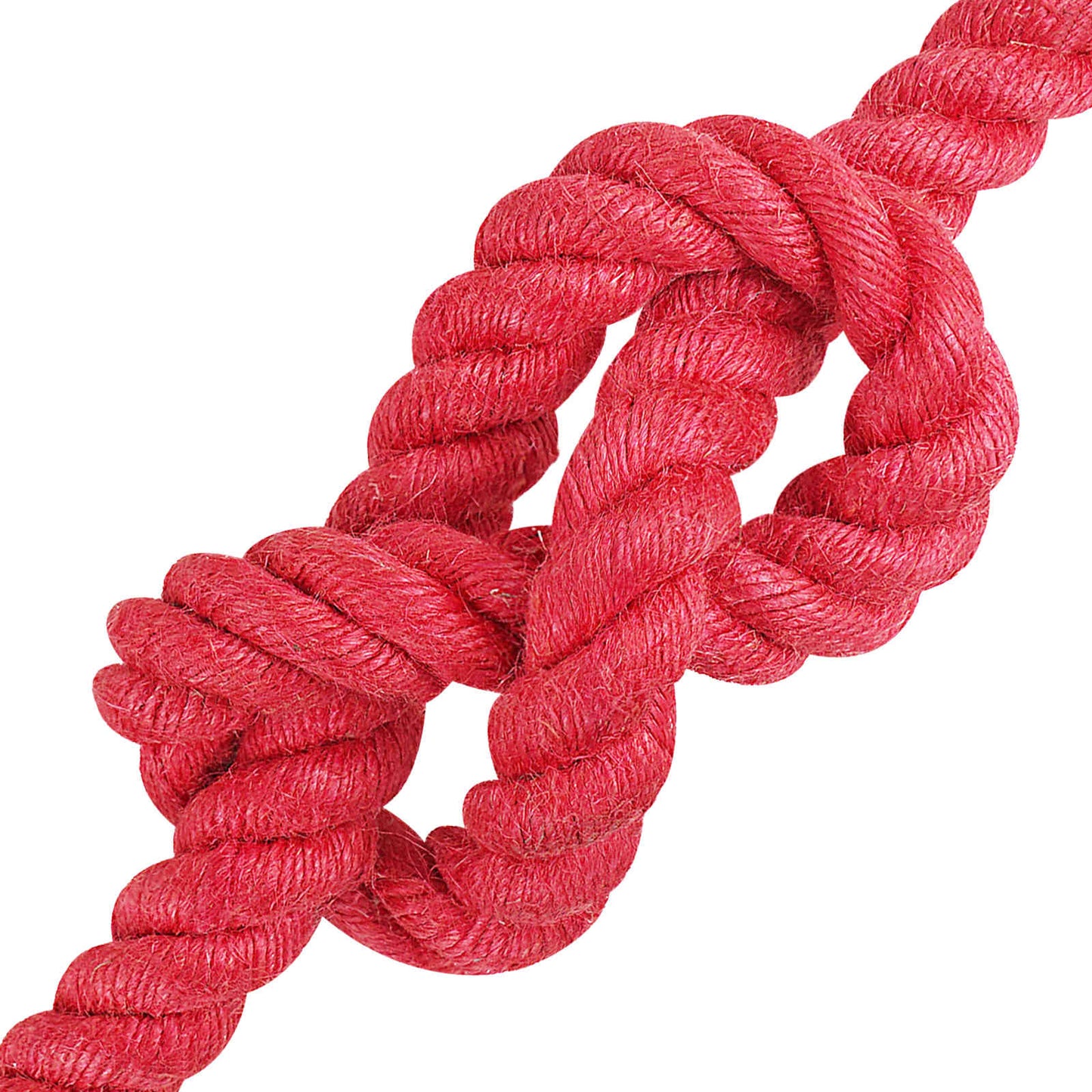 Jute tau Rød 100% Tossa jute